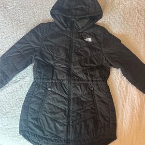 The North Face Women’s Quilted Black Hooded Coat